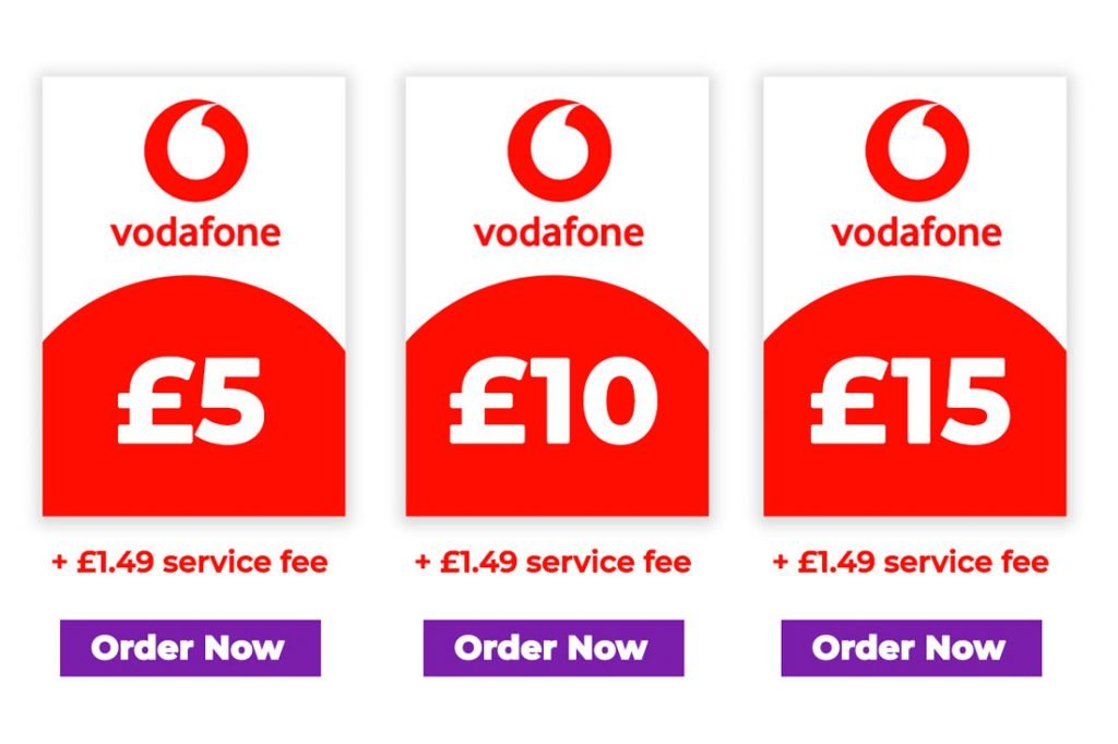 Vodafone top up online in minutes 2023 Blogshour