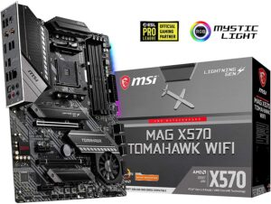 3. MSI MAG X570 TOMAHAWK (ATX Motherboard)