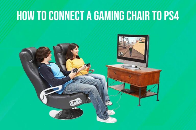 How to connect a gaming chair to ps4