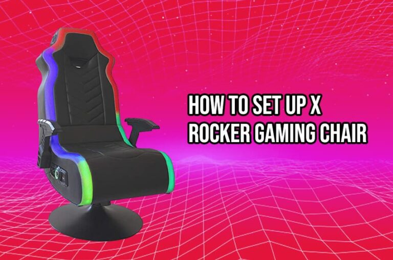 How to set up x rocker gaming chair