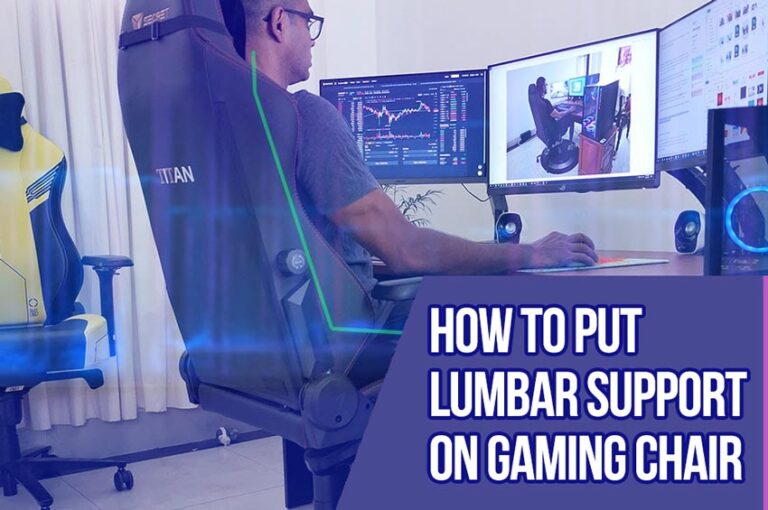 How to Put Lumbar Support on Gaming Chair