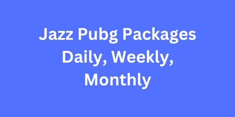 Jazz PUBG Packages