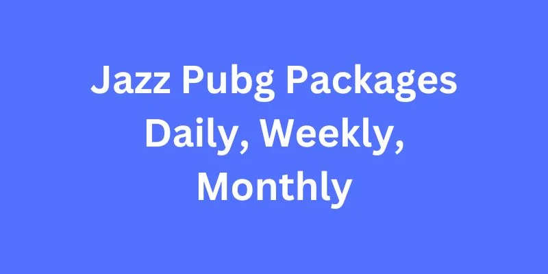 Jazz PUBG Packages