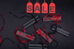 Black Gifts on Black Surface
