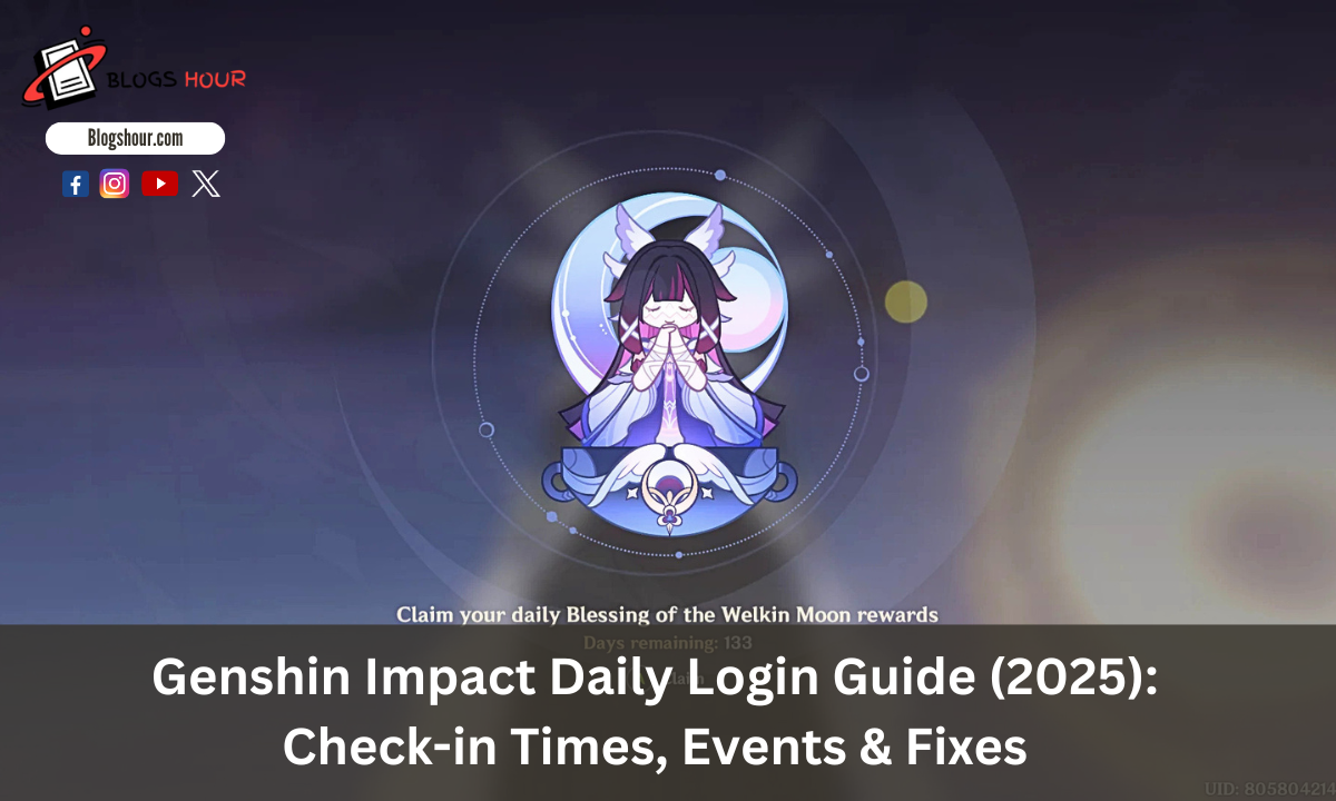 Genshin Impact Daily Login Guide (2025): Check-in Times, Events & Fixes